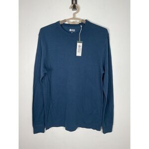 Alpine‎ Design Mens MED AD Peak LS DuoFold Crew Vintage Blue Shirt NWT